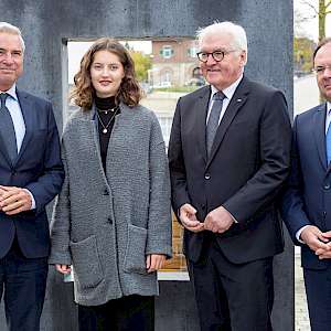 Georg Elser Denkmal auf dem Rathausplatz