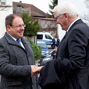 Einweihung Georg-Elser-Denkmal mit Besuch des Bundespräsidenten 04.11.2019