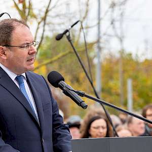 Einweihung Georg-Elser-Denkmal mit Besuch des Bundespräsidenten 04.11.2019