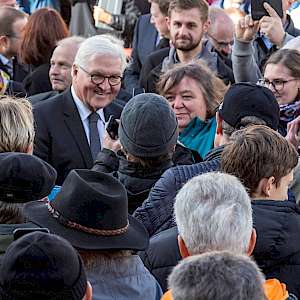 Einweihung Georg-Elser-Denkmal mit Besuch des Bundespräsidenten 04.11.2019